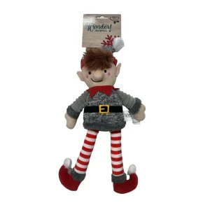 Wonder Christmas Long Leg Elfo de peluche para perros