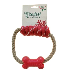 Wonder Christmas Mordedor de Cuerda para perros