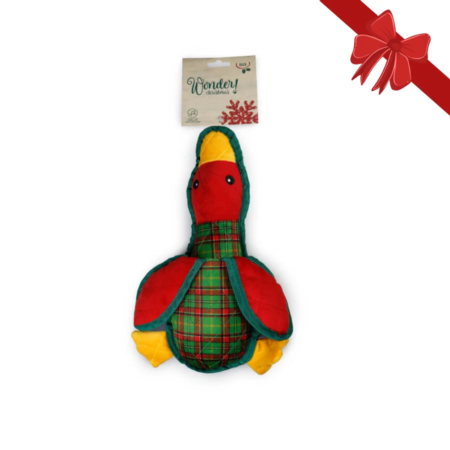 Wonder Christmas Pato peluche para perros
