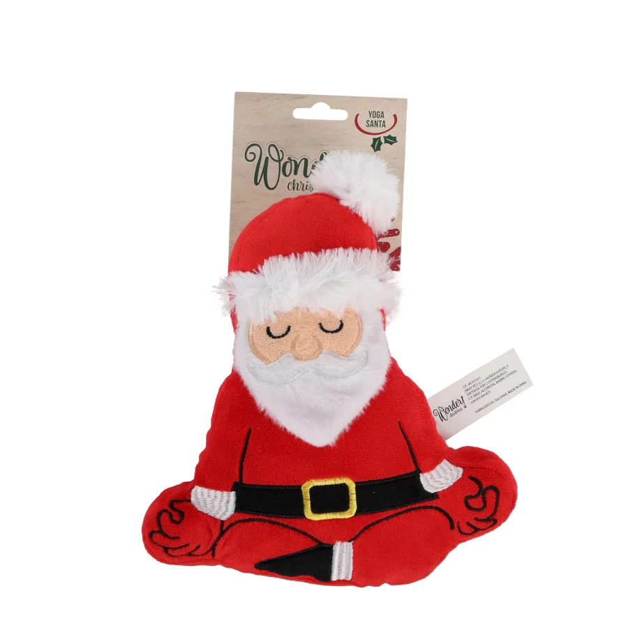Wonder Christmas Yoga Santa peluche para perros - Image 2