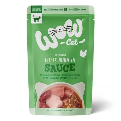 WOW Cat en salsa 8 x 85 g Pollo