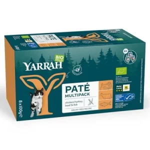 Yarrah Bio 48 x 100 g - Pack ahorro Pack mixto - Paté ecológico (3 variedades)