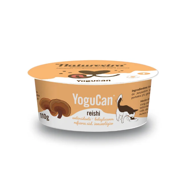 YoguCan Yogur con Reishi con topping