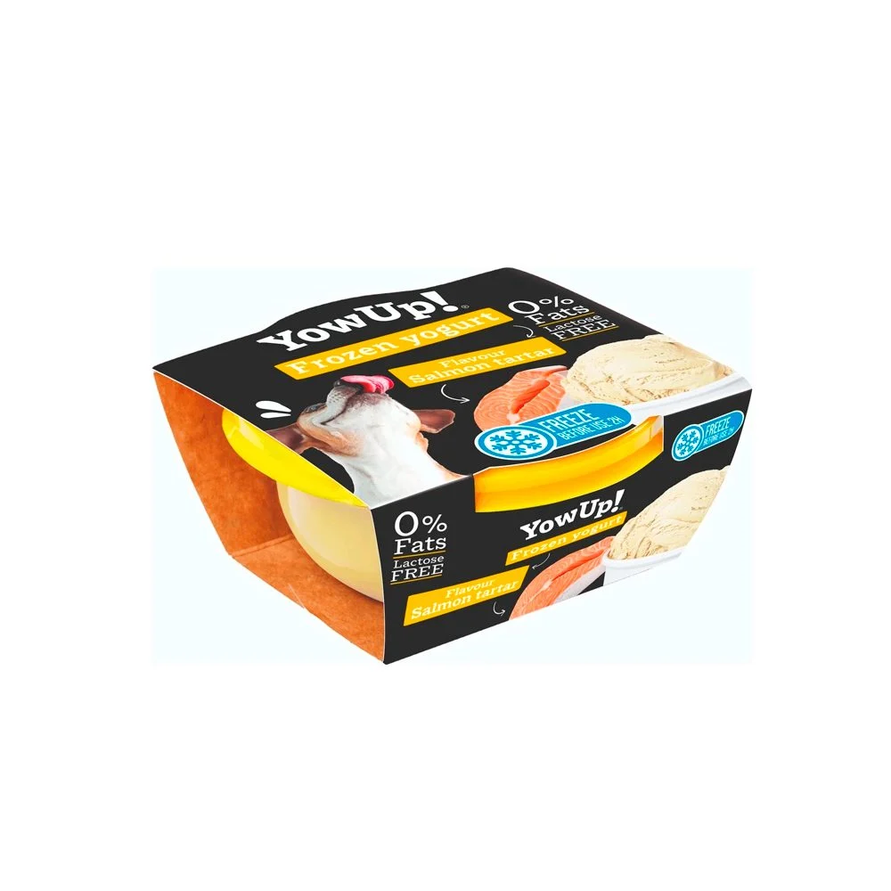 Yowup Yogur Helado Natural Tartar De Salmón Para Perros