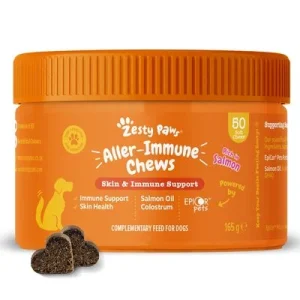 Zesty Paws Aller-Immune Chews salmón 50 comprimidos masticables