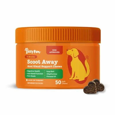 Zesty Paws Scoot Away Anal Gland Support Chews 50 snacks para masticar