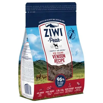 Ziwi Peak con ciervo secado al aire para perros 1 kg