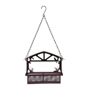 Zolux Comedero Techo y Ventana Semilla para pájaros