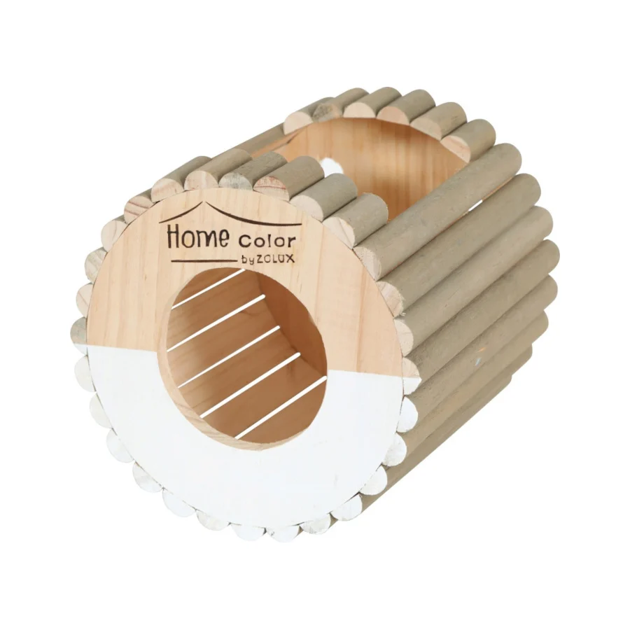 Zolux Homecolor Madera Blanco caseta para roedores