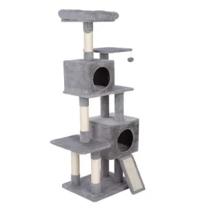 zooplus Basics grande rascador para gatos Gris