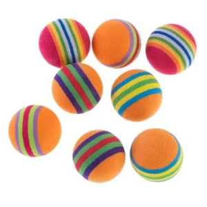 zooplus Basics juego de pelotas para gatos 8 unidades