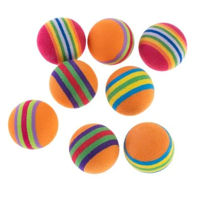 zooplus Basics juego de pelotas para gatos 8 unidades