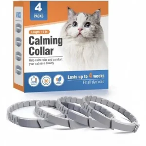 ZooVenture 4 collares antiestrés para gatos 4 piezas