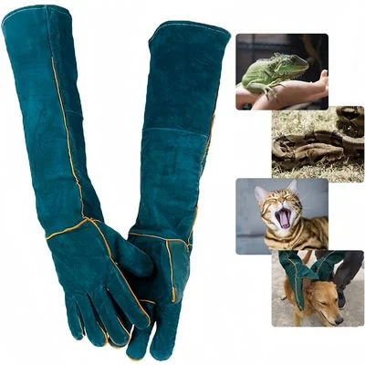 ZooVenture Guantes anti-mordeduras para perros, gatos, pájaros y reptiles 40 cm