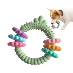 ZooVenture Juguetes para masticar para perros y cachorros Verde