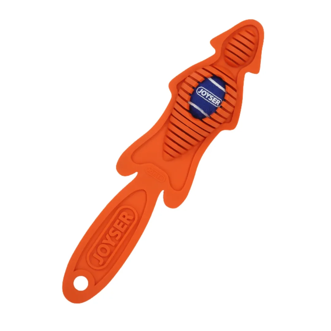 ZORRO DE GOMA NARANJA C/PELOTA JOYSER